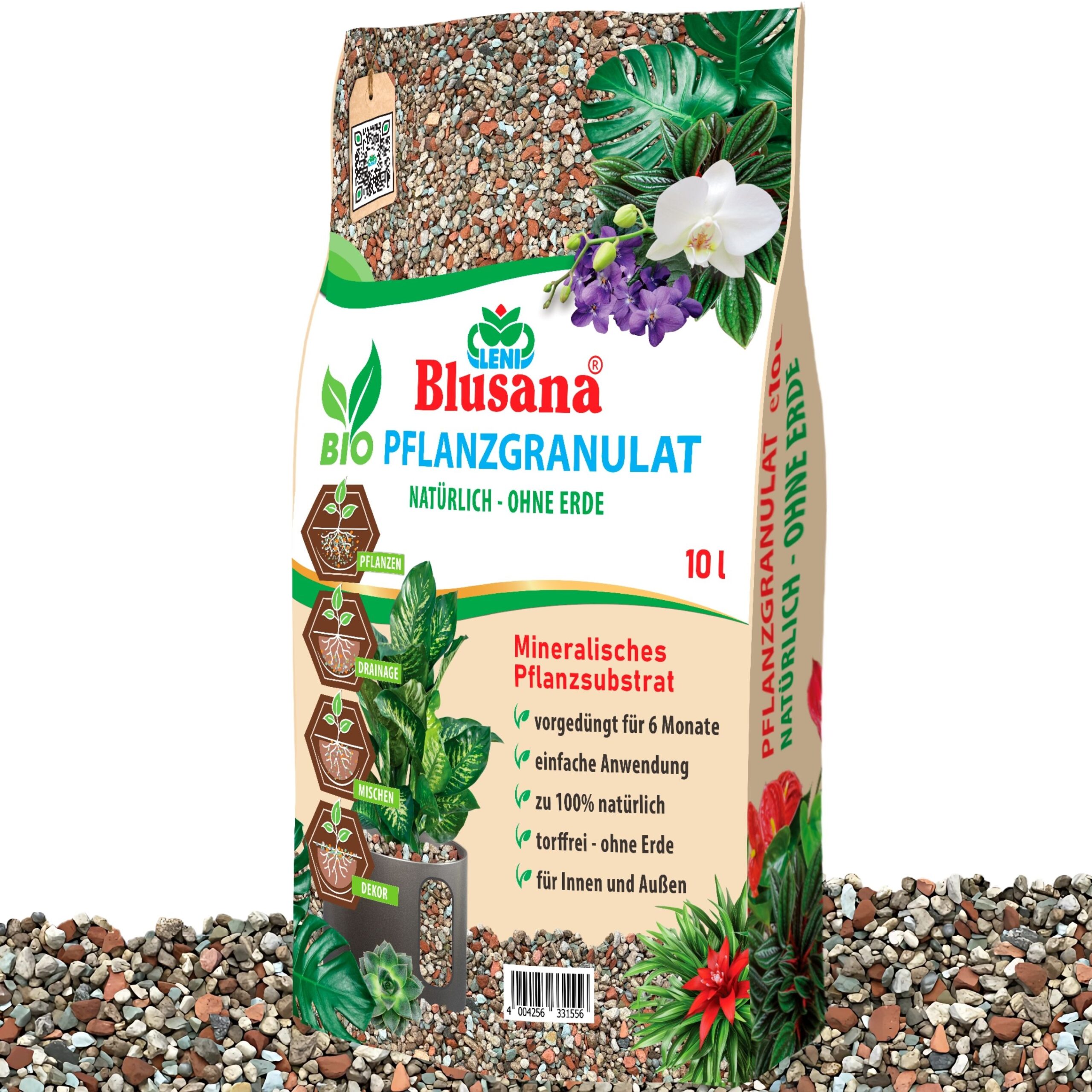 Pflanzgranulat Mix - mineralisches Substrat - vorgedüngt