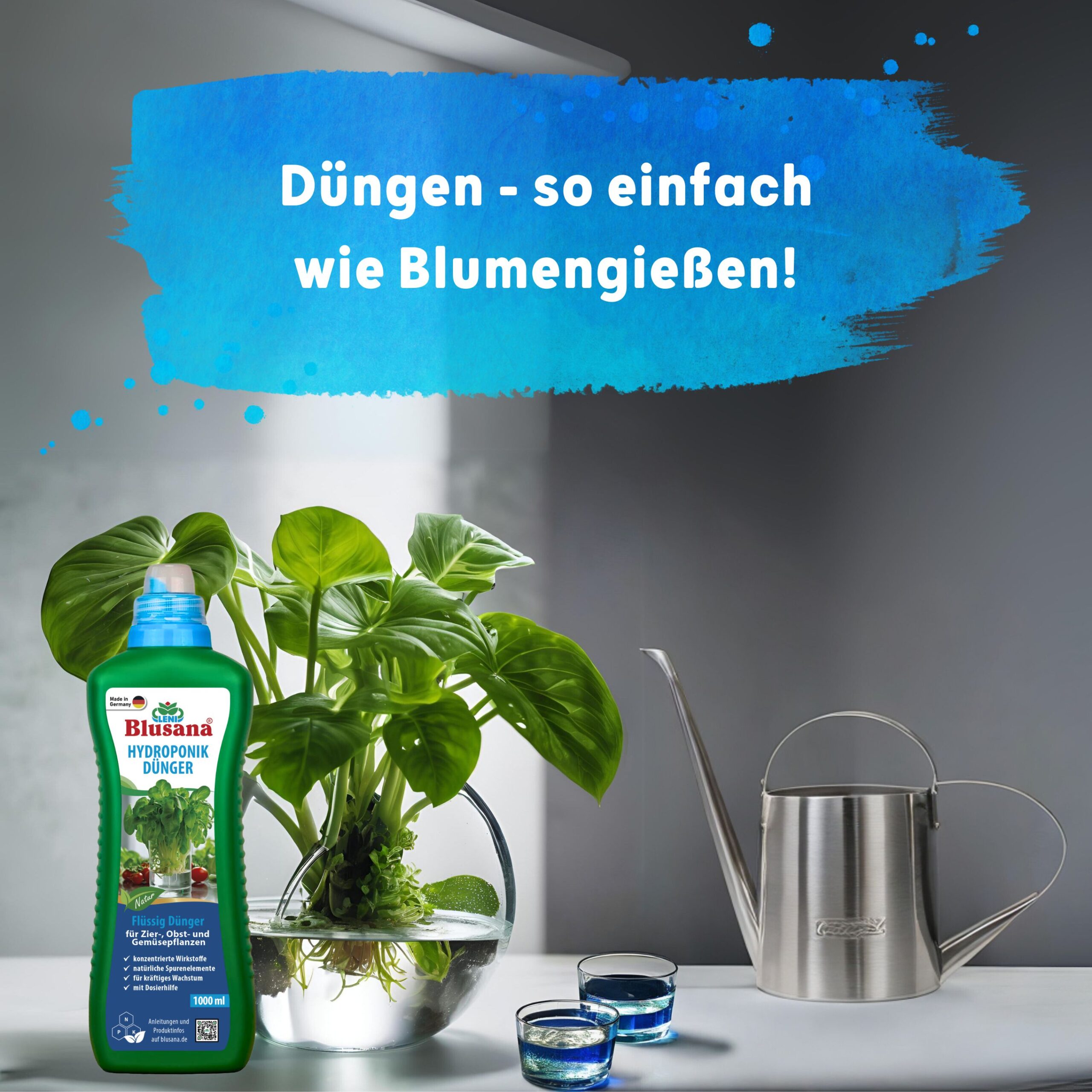 P60882 Hydroponik giessen scaled Blusana - optimale Pflanzenpflege für Hydrokultur, Hydroponik und Erdkultur
